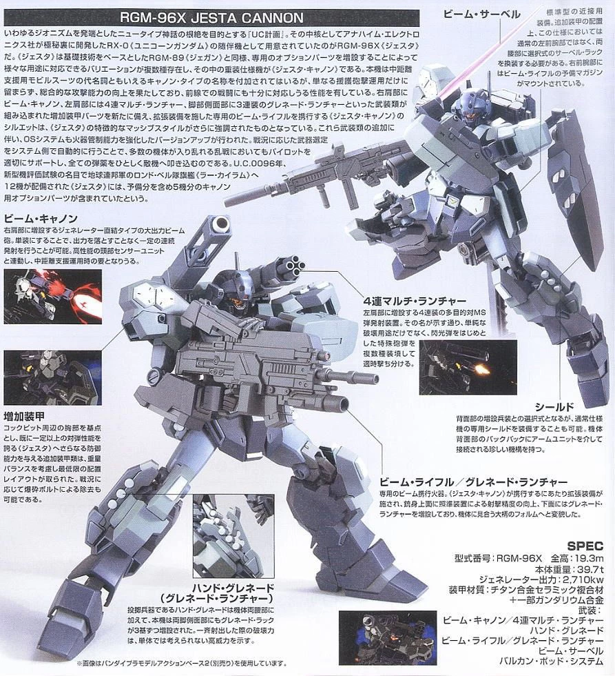 HGUC 1/144 RGM-96X JESTA CANNON 13 HGUC 1/144 RGM-96X JESTA CANNON – Image 11