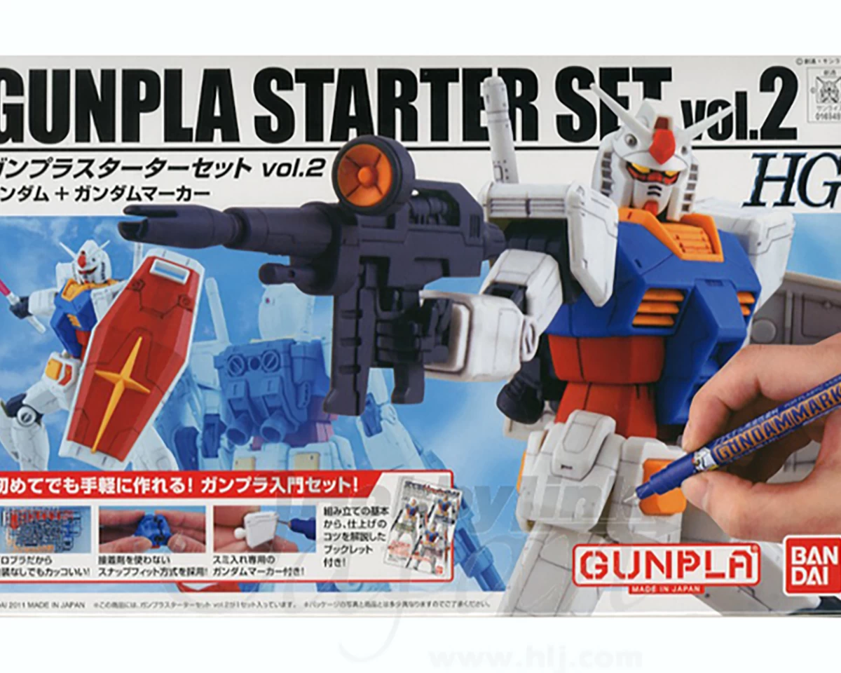 HGUC 1/144 GUNPLA STARTER SET 2 3 HGUC 1/144 GUNPLA STARTER SET 2