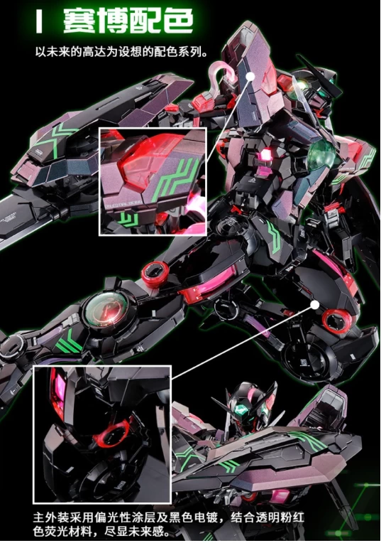 PG 1/60 GUNDAM EXIA REPAIR (CYBERISED COLOR VER.) 7 PG 1/60 GUNDAM EXIA REPAIR (CYBERISED COLOR VER.) – Image 5