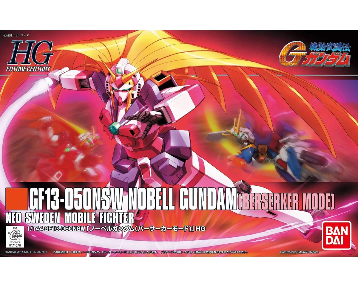 HGFC 1/144 NOBEL GUNDAM BERSERKER MODE 3 HGFC 1/144 NOBEL GUNDAM BERSERKER MODE