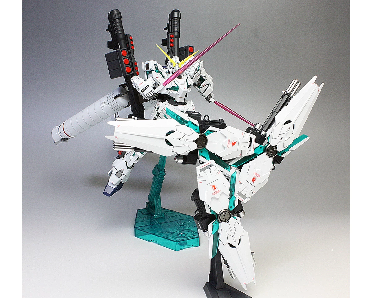 HGUC 1/144 FULL ARMOR UNICORN GUNDAM DESTROY MODE (GREEN FRAME) 6 HGUC 1/144 FULL ARMOR UNICORN GUNDAM DESTROY MODE (GREEN FRAME) – Image 4