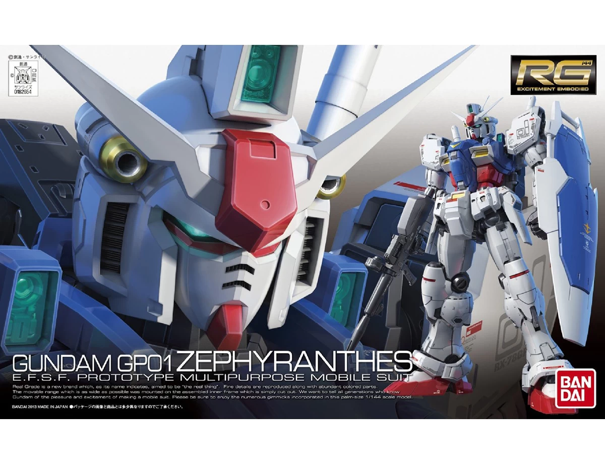 RG 1/144 RX-78 ZEPHYRANTES GP01 3 RG 1/144 RX-78 ZEPHYRANTES GP01