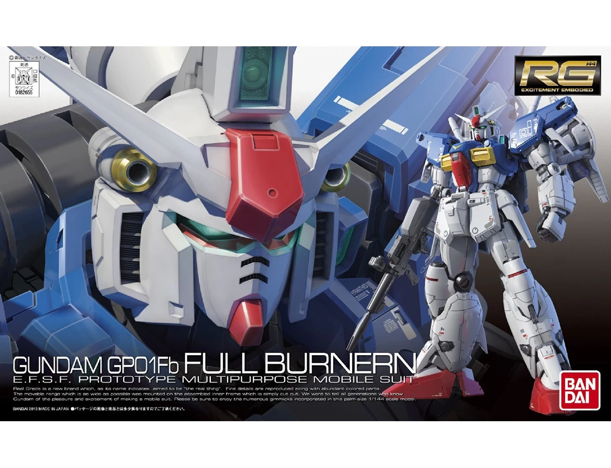RG 1/144 GUNDAM GP01FB FULL BURNERN 3 RG 1/144 GUNDAM GP01FB FULL BURNERN