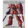 MG 1/100 MSN06S SINANJU VER. KA TITANIUM FINISH -Figurines Du Modèle GUN83892 1