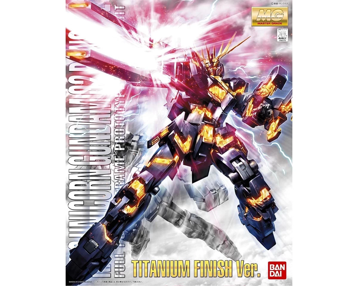 MG 1/100 RX-0 UNICORN GUNDAM 2 BANSHEE TITANIUM FINISH 3 MG 1/100 RX-0 UNICORN GUNDAM 2 BANSHEE TITANIUM FINISH