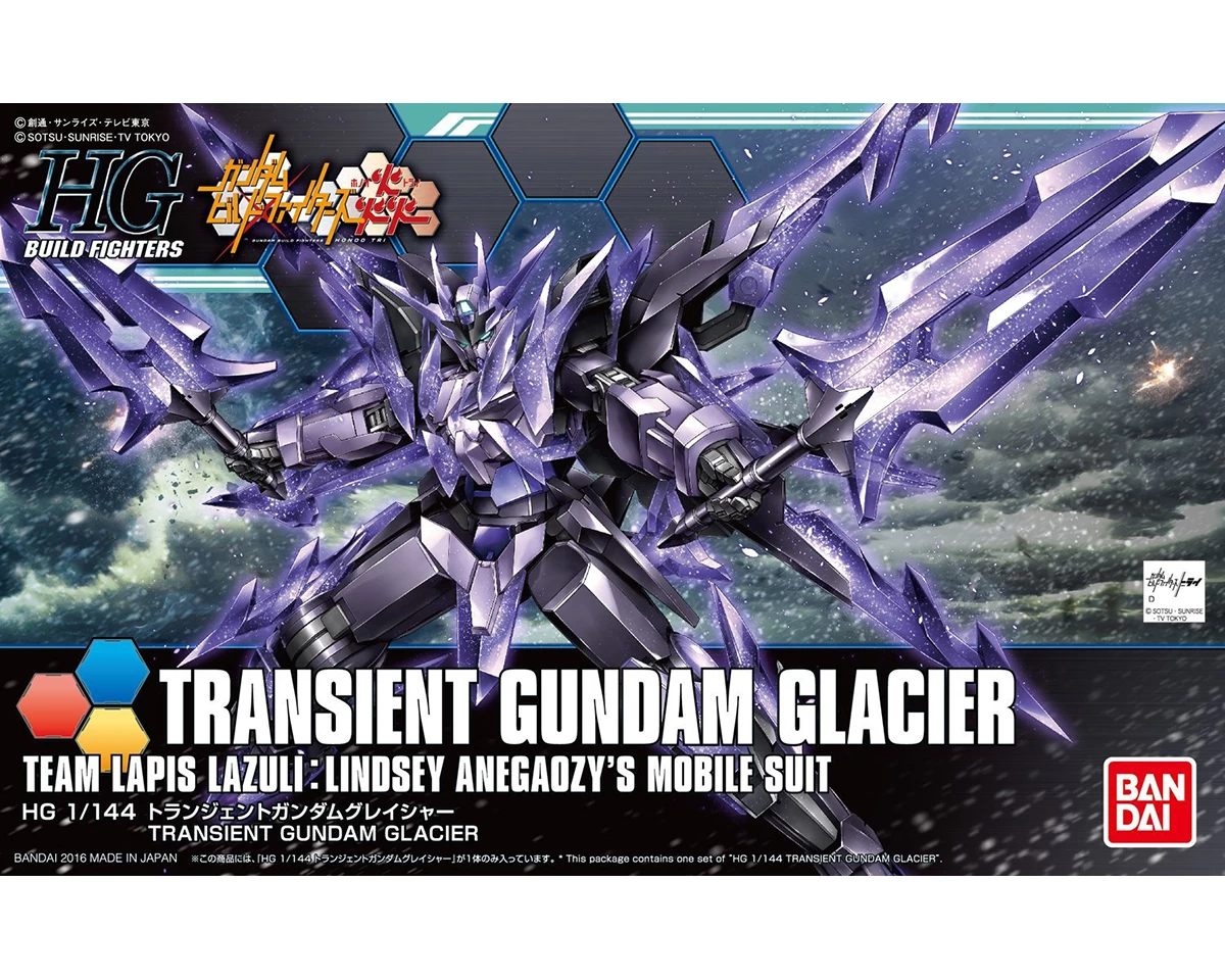 HGBF 1/144 TRANSIENT GUNDAM GLACIER 3 HGBF 1/144 TRANSIENT GUNDAM GLACIER