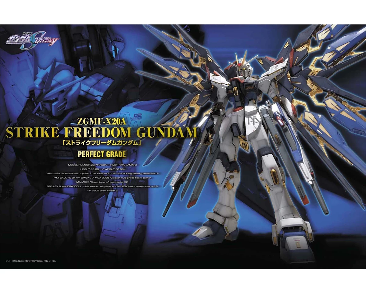 PG 1/60 STRIKE FREEDOM GUNDAM 3 PG 1/60 STRIKE FREEDOM GUNDAM
