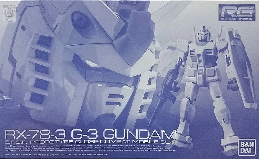 RG 1/144 RX-78-3 G-3 GUNDAM 3 RG 1/144 RX-78-3 G-3 GUNDAM