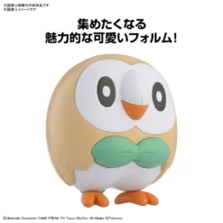 POKEMON POKE-PLA QUICK! 10 BRINDIBOU (ROWLET) -Figurines Du Modèle bans63352 2