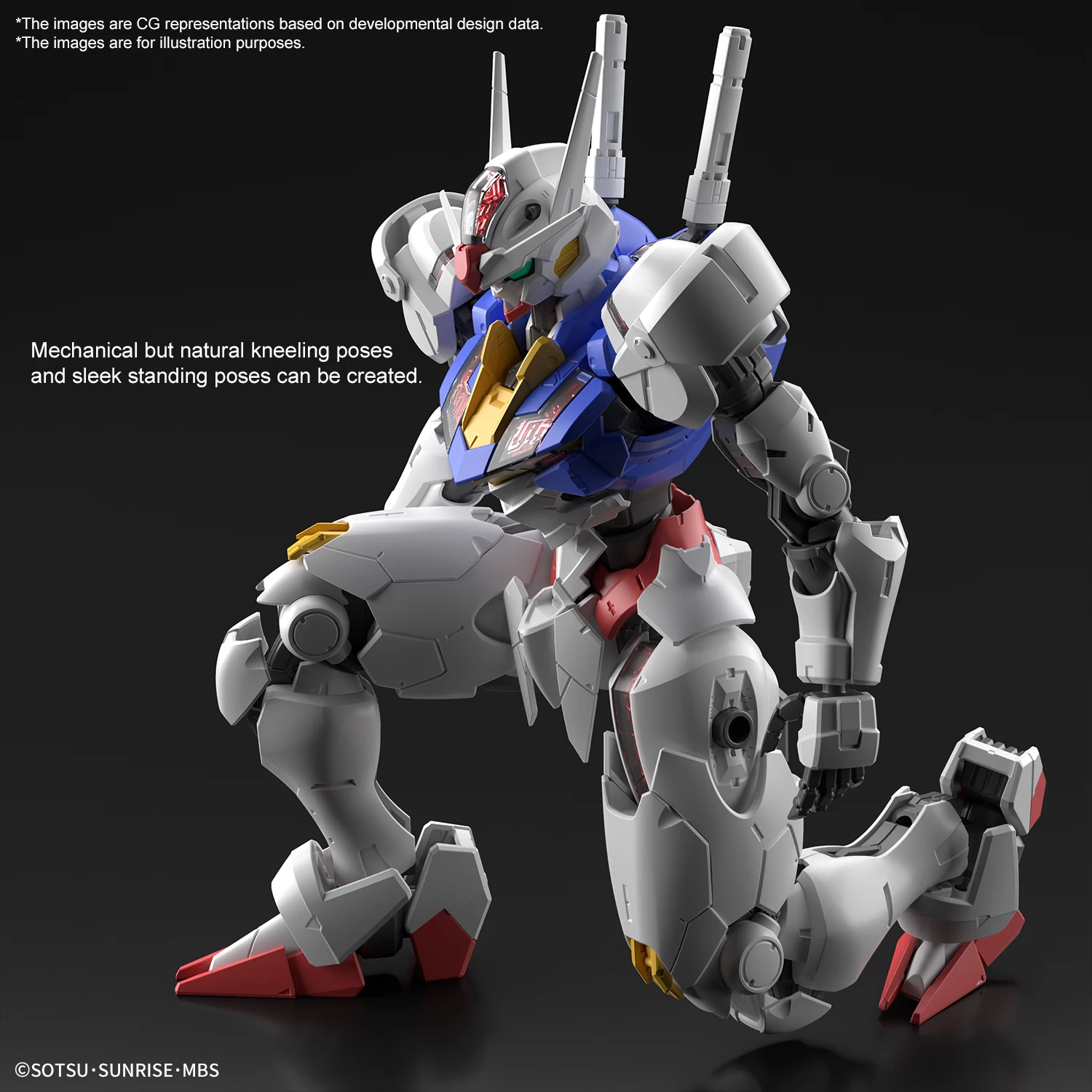 FM 1/100 AERIAL GUNDAM 8 FM 1/100 AERIAL GUNDAM – Image 6