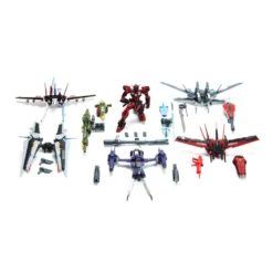 MG 1/100 AILE STRIKE VER. RM (CHINA RED COLOR) + FULL PACK SET