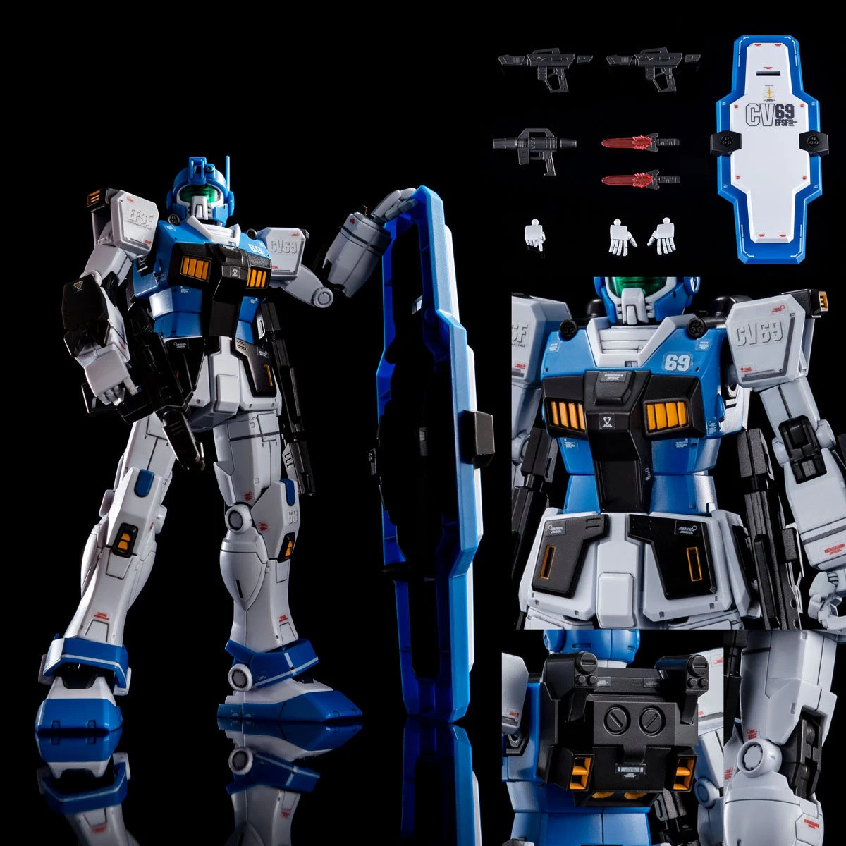 HG 1/144 RGM-79HC GM GUARD CUSTOM (WITH E-2 BEAM SPRAY GUN) 5 HG 1/144 RGM-79HC GM GUARD CUSTOM (WITH E-2 BEAM SPRAY GUN) – Image 3