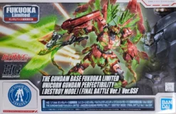 HG 1/144 Unicorn Gundam Perfectibility (Destroy Mode) (Final Battle Ver.) Ver.GSF – THE GUNDAM BASE FUKUOKA LIMITED.