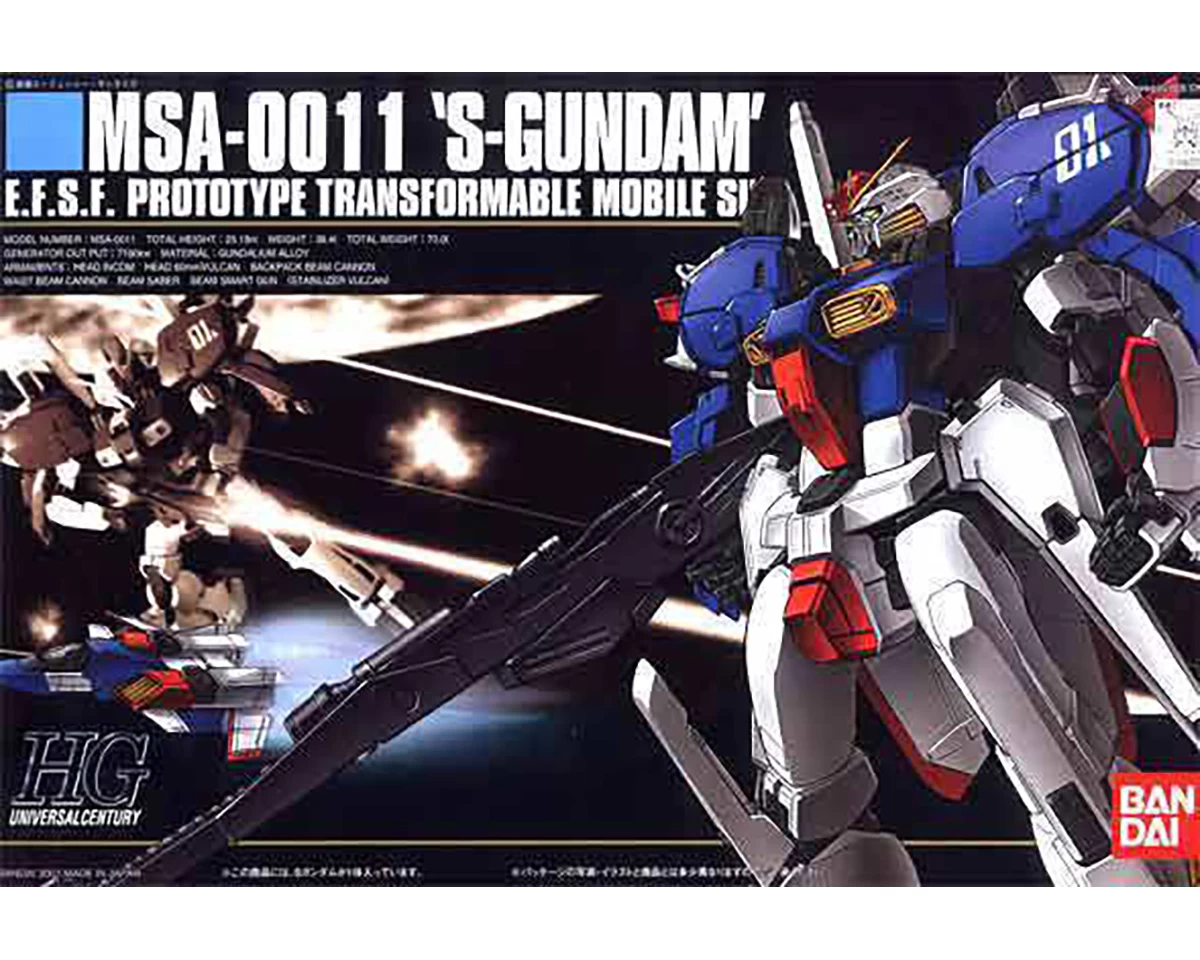 HG 1/144 MSA-0011 S-GUNDAM 3 HG 1/144 MSA-0011 S-GUNDAM